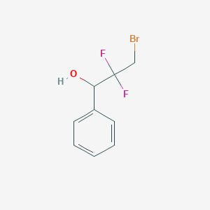 3-Bromo-2,2-difluoro-1-phenylpropan-1-ol