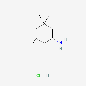 molecular formula C10H22ClN B2887705 3,3,5,5-Tetramethylcyclohexanamine hydrochloride CAS No. 219835-67-3; 32939-18-7