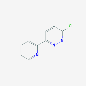 molecular formula C9H6ClN3 B2887714 3-氯-6-吡啶-2-基-哒嗪 CAS No. 78784-70-0