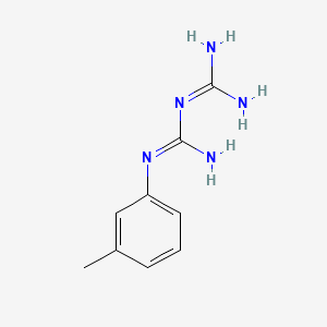 molecular formula C9H13N5 B2887719 N-(3-methylphenyl)imidodicarbonimidic diamide CAS No. 46338-88-9