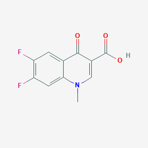 molecular formula C11H7F2NO3 B2887729 6,7-Difluoro-1-methyl-4-oxo-1,4-dihydroquinoline-3-carboxylic acid CAS No. 70032-28-9