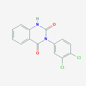 molecular formula C14H8Cl2N2O2 B2887741 3-(3,4-Dichlorophenyl)quinazoline-2,4(1H,3H)-dione CAS No. 16395-11-2