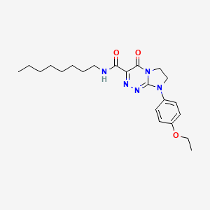 8-(4-ethoxyphenyl)-N-octyl-4-oxo-4,6,7,8-tetrahydroimidazo[2,1-c][1,2,4]triazine-3-carboxamide