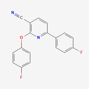 2-(4-Fluorophenoxy)-6-(4-fluorophenyl)nicotinonitrile