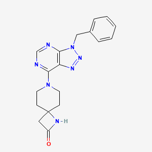 7-(3-Benzyltriazolo[4,5-d]pyrimidin-7-yl)-1,7-diazaspiro[3.5]nonan-2-one