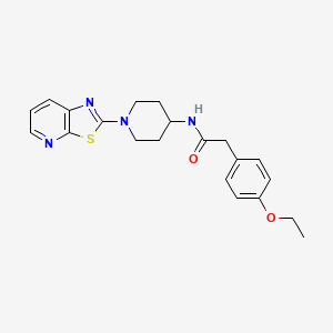 2-(4-ethoxyphenyl)-N-(1-(thiazolo[5,4-b]pyridin-2-yl)piperidin-4-yl)acetamide