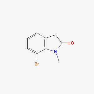 molecular formula C9H8BrNO B2887845 7-Bromo-1-methylindolin-2-one CAS No. 100831-25-2