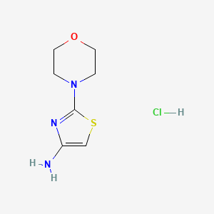 B2887854 2-Morpholinothiazol-4-amine hydrochloride CAS No. 170492-30-5; 695147-00-3