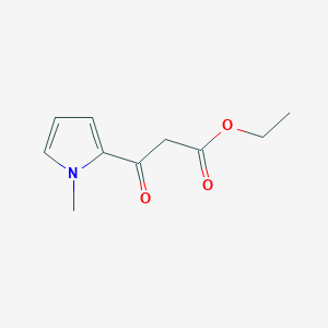 molecular formula C10H13NO3 B2887869 Ethyl 3-(1-methyl-1h-pyrrol-2-yl)-3-oxopropanoate CAS No. 77640-10-9