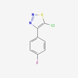5-Chloro-4-(4-fluorophenyl)-1,2,3-thiadiazole