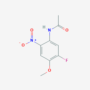 molecular formula C9H9FN2O4 B2887886 N-(5-Fluoro-4-methoxy-2-nitrophenyl)acetamide CAS No. 448-26-0
