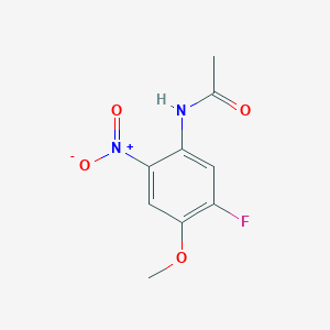 molecular formula C9H9FN2O4 B2887886 N-(5-氟-4-甲氧基-2-硝基苯基)乙酰胺 CAS No. 448-26-0