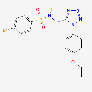 4-bromo-N-((1-(4-ethoxyphenyl)-1H-tetrazol-5-yl)methyl)benzenesulfonamide