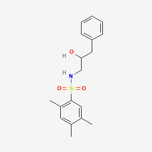 N-(2-hydroxy-3-phenylpropyl)-2,4,5-trimethylbenzenesulfonamide