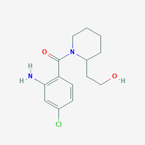2-[1-(2-Amino-4-chlorobenzoyl)piperidin-2-yl]ethan-1-ol