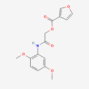 [(2,5-Dimethoxyphenyl)carbamoyl]methyl furan-3-carboxylate