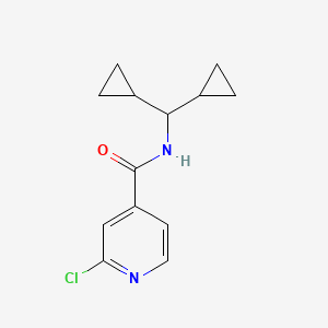 2-chloro-N-(dicyclopropylmethyl)pyridine-4-carboxamide