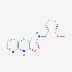 N-(2-methoxybenzyl)-2-methyl-3-oxo-3,4-dihydro-2H-pyrido[3,2-b][1,4]oxazine-2-carboxamide