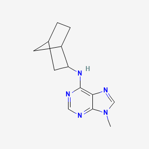 molecular formula C13H17N5 B2888030 N-0861 racemate 