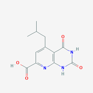 2-Hydroxy-5-(2-methylpropyl)-4-oxo-3,4-dihydropyrido[2,3-d]pyrimidine-7-carboxylic acid