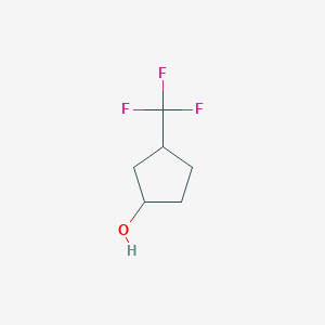 molecular formula C6H9F3O B2888128 3-(Trifluoromethyl)cyclopentan-1-ol CAS No. 1545584-15-3