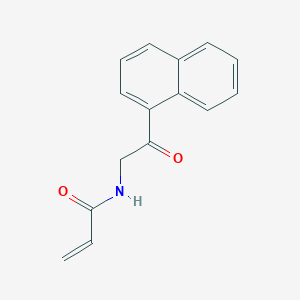 molecular formula C15H13NO2 B2888146 N-(2-naphthalen-1-yl-2-oxoethyl)prop-2-enamide CAS No. 2305331-82-0