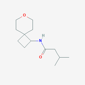 molecular formula C13H23NO2 B2888167 3-methyl-N-(7-oxaspiro[3.5]nonan-1-yl)butanamide CAS No. 2168837-43-0