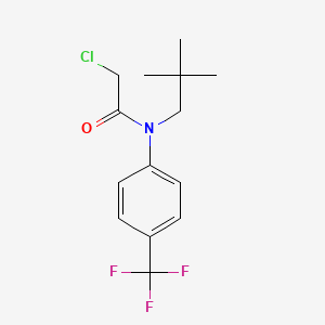 2-Chloro-N-(2,2-dimethylpropyl)-N-[4-(trifluoromethyl)phenyl]acetamide