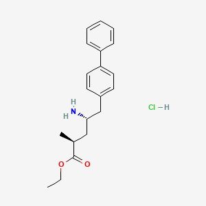 B2888214 (2S,4S)-4-amino-5-biphenyl-4-yl-2-methylpentanoic acid ethyl ester hydrochloride CAS No. 149690-13-1