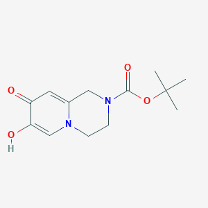 Tert-butyl 7-hydroxy-8-oxo-3,4-dihydro-1H-pyrido[1,2-a]pyrazine-2-carboxylate