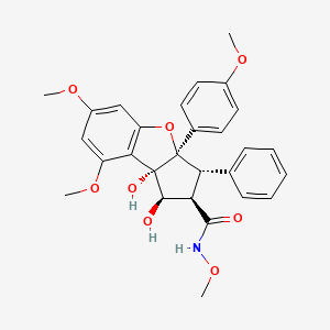 molecular formula C28H29NO8 B2888349 CR-1-31-B CAS No. 1352914-52-3