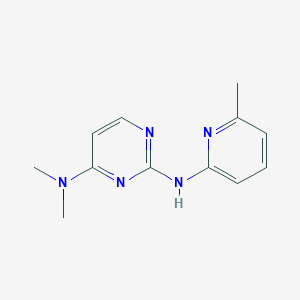 N4,N4-dimethyl-N2-(6-methylpyridin-2-yl)pyrimidine-2,4-diamine