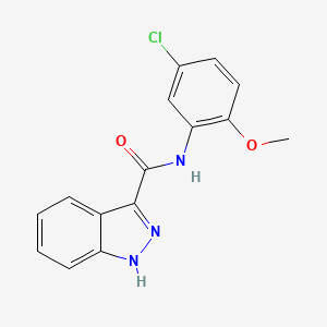 N-(5-chloro-2-methoxyphenyl)-1H-indazole-3-carboxamide