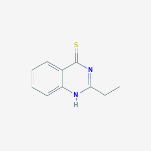 molecular formula C10H10N2S B2888486 2-ethyl-3,4-dihydroquinazoline-4-thione CAS No. 69729-68-6