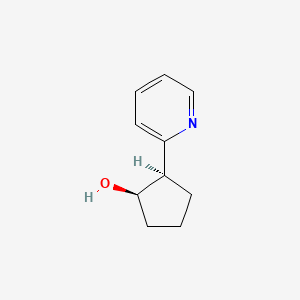 molecular formula C10H13NO B2888495 Cyclopentanol, 2-(2-pyridinyl)-, cis- CAS No. 1909286-38-9