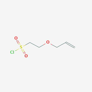 molecular formula C5H9ClO3S B2888501 2-(Prop-2-en-1-yloxy)ethane-1-sulfonyl chloride CAS No. 1849283-82-4