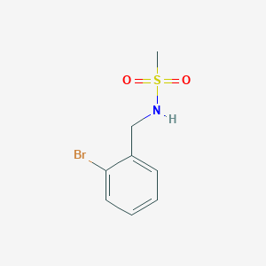 molecular formula C8H10BrNO2S B2888541 N-(2-bromobenzyl)methanesulfonamide CAS No. 889131-25-3
