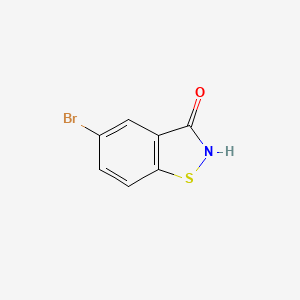 molecular formula C7H4BrNOS B2888542 5-Bromobenzo[d]isothiazol-3(2H)-one CAS No. 186584-79-2