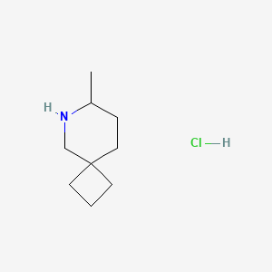 7-Methyl-6-azaspiro[3.5]nonane;hydrochloride