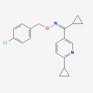 cyclopropyl(6-cyclopropyl-3-pyridinyl)methanone O-(4-chlorobenzyl)oxime