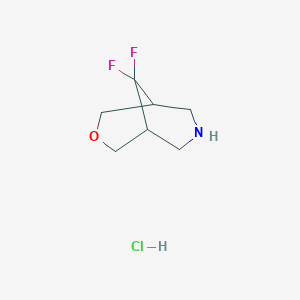 9,9-Difluoro-3-oxa-7-aza-bicyclo[3.3.1]nonane hcl