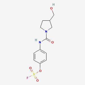 1-[(4-Fluorosulfonyloxyphenyl)carbamoyl]-3-(hydroxymethyl)pyrrolidine
