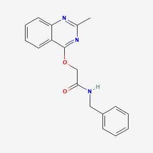 B2888599 N-benzyl-2-((2-methylquinazolin-4-yl)oxy)acetamide CAS No. 1116082-35-9