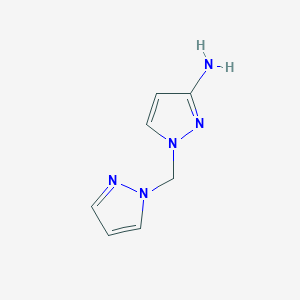 1-(1H-Pyrazol-1-ylmethyl)-1H-pyrazol-3-amine