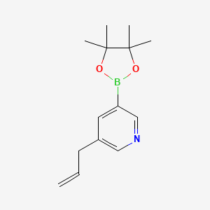 3-Allyl-5-(4,4,5,5-tetramethyl-1,3,2-dioxaborolan-2-YL)pyridine