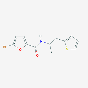 5-bromo-N-(1-(thiophen-2-yl)propan-2-yl)furan-2-carboxamide