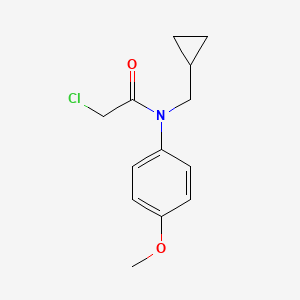 2-Chloro-N-(cyclopropylmethyl)-N-(4-methoxyphenyl)acetamide