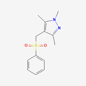 1,3,5-trimethyl-4-[(phenylsulfonyl)methyl]-1H-pyrazole