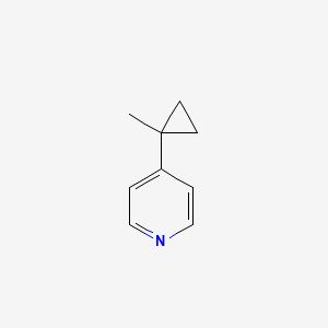 molecular formula C9H11N B2888694 4-(1-Methylcyclopropyl)-pyridine CAS No. 865075-06-5