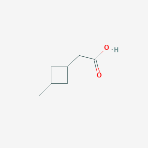 molecular formula C7H12O2 B2888756 2-(3-Methylcyclobutyl)acetic acid CAS No. 121609-44-7
